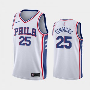 Ben Simmons - Philadelphia 76ers - Game-Worn City Edition Jersey - 2018-19  Season