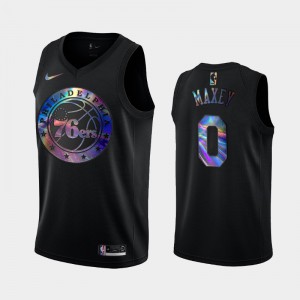 Nike Youth Tyrese Maxey Royal Philadelphia 76ers Icon Name & Number T-Shirt