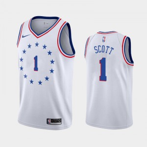 Mike Scott - Philadelphia 76ers - Game-Issued City Edition Jersey - 2020-21  NBA Season