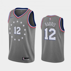 Men Tobias Harris #12 Black Lightning Philadelphia 76ers Hardwood Classics  Jerseys - Tobias Harris 76ers Jersey - gold iverson jersey 