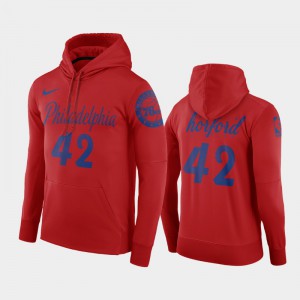 scornely Sixers - Phila (Red and White) Hoodie