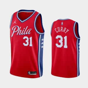 Seth Curry Signed Philadelphia 76ers Jersey Inscribed Go 76ers