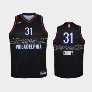 Seth Curry Signed Philadelphia 76ers Jersey Inscribed Go 76ers